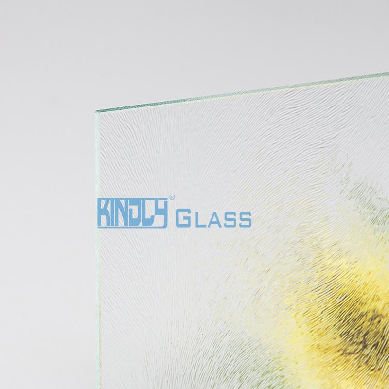 Vidrio impreso chinchilla transparente 